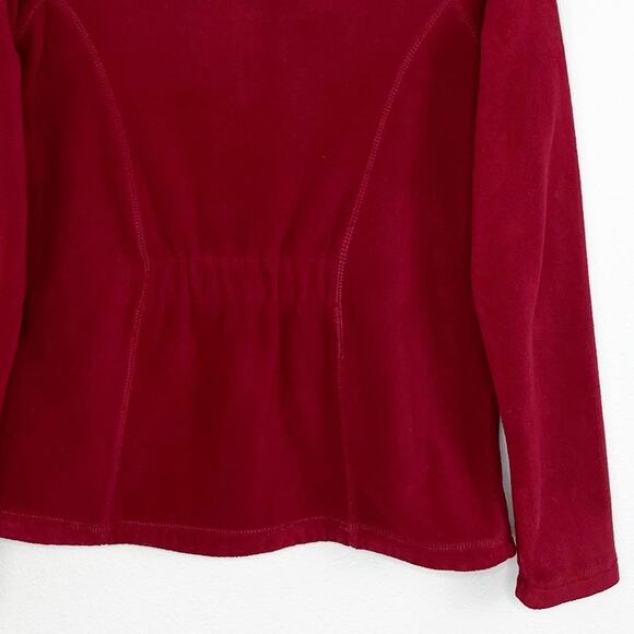 Jane Ashley Fleece High Collar Jacket Full Snap Medium - Picture 5 of 8